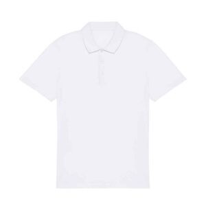 Native Spirit Mens Jersey Polo Shirt / White